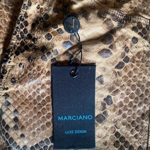 Snake print pants by Marciano